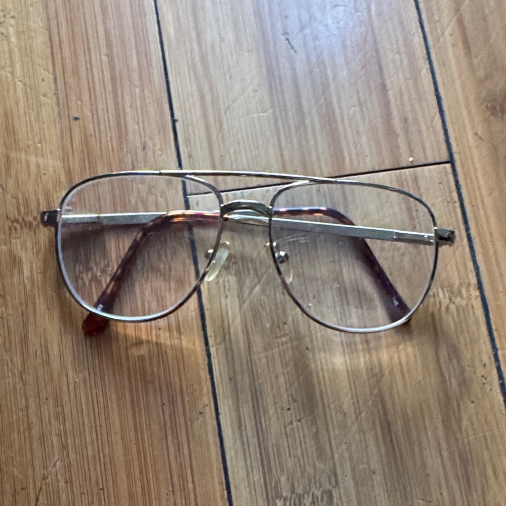 Gold Aviator Glasses